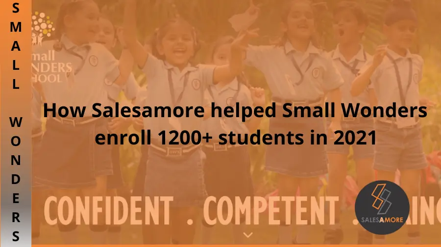 small wonder school is happy with salesamore's services